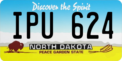 ND license plate IPU624
