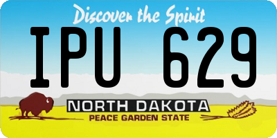 ND license plate IPU629