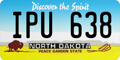 ND license plate IPU638