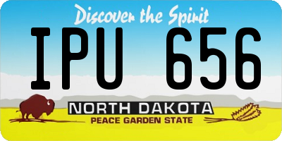 ND license plate IPU656