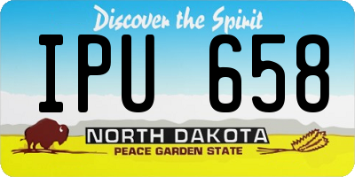 ND license plate IPU658