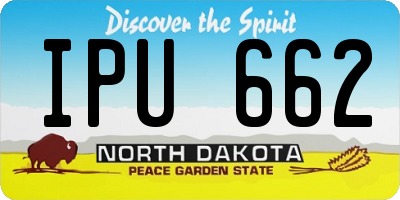ND license plate IPU662