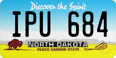 ND license plate IPU684