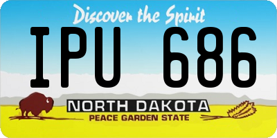 ND license plate IPU686