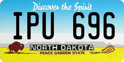 ND license plate IPU696