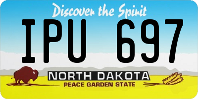 ND license plate IPU697