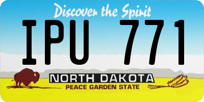 ND license plate IPU771