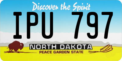 ND license plate IPU797