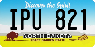 ND license plate IPU821
