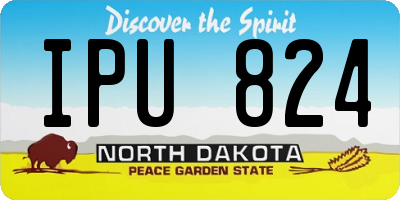 ND license plate IPU824