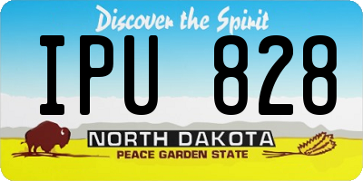 ND license plate IPU828