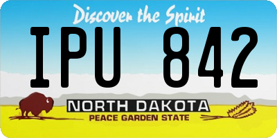 ND license plate IPU842