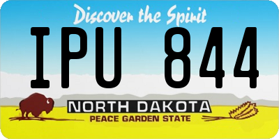 ND license plate IPU844