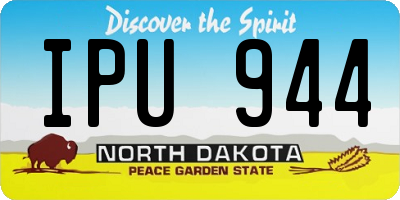 ND license plate IPU944