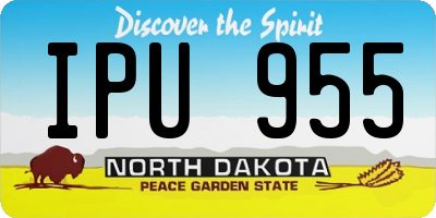 ND license plate IPU955