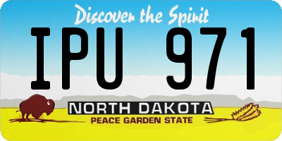 ND license plate IPU971