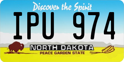 ND license plate IPU974