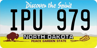 ND license plate IPU979