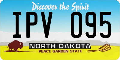 ND license plate IPV095