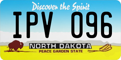 ND license plate IPV096