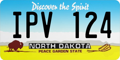 ND license plate IPV124