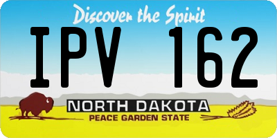 ND license plate IPV162