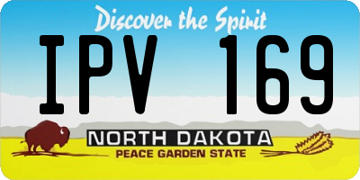 ND license plate IPV169