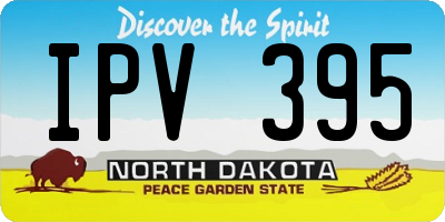 ND license plate IPV395
