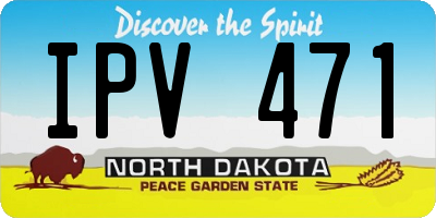 ND license plate IPV471