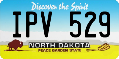 ND license plate IPV529