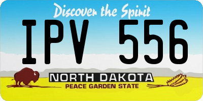 ND license plate IPV556