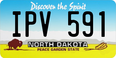 ND license plate IPV591