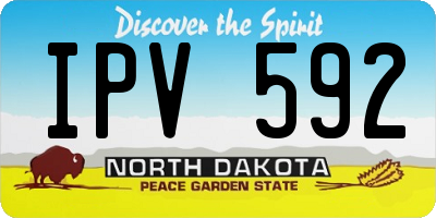 ND license plate IPV592