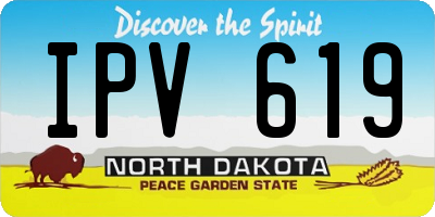 ND license plate IPV619