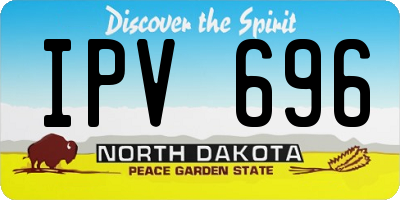 ND license plate IPV696