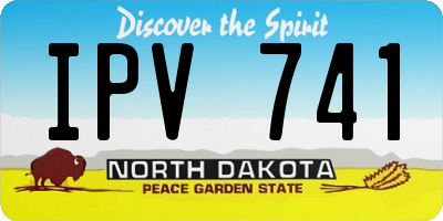 ND license plate IPV741