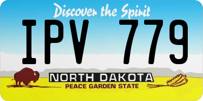 ND license plate IPV779
