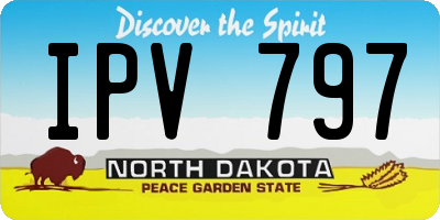 ND license plate IPV797
