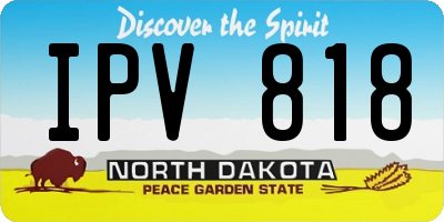 ND license plate IPV818