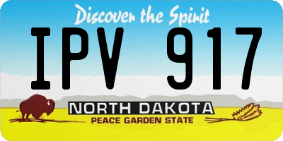 ND license plate IPV917