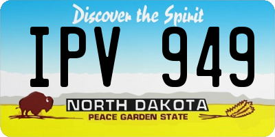 ND license plate IPV949