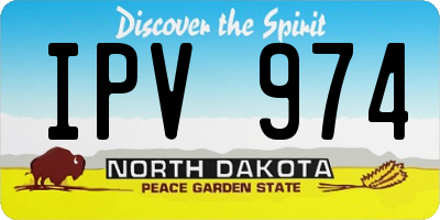 ND license plate IPV974