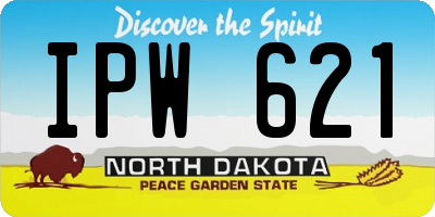 ND license plate IPW621