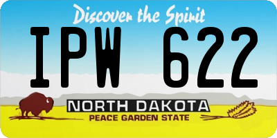 ND license plate IPW622