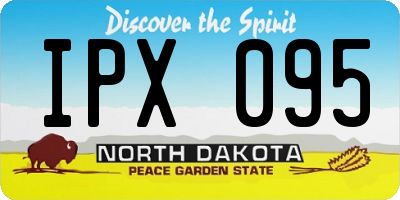 ND license plate IPX095