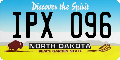 ND license plate IPX096