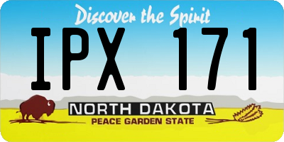 ND license plate IPX171