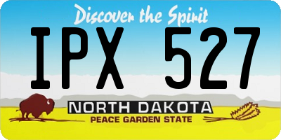ND license plate IPX527