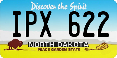 ND license plate IPX622