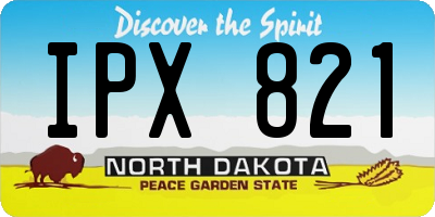 ND license plate IPX821